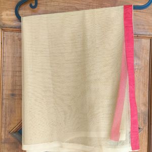 SOFT NET BEIGE DAILY WEAR DUPATTA