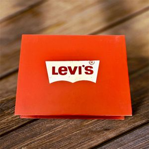 Levis Genuine Leather Wallet Men's