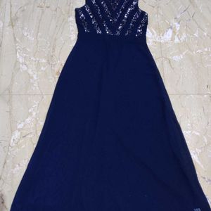 Madame Navy Blue Dress