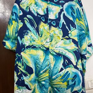 Plus Size Satin Top