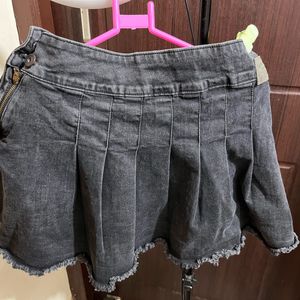 Denim Mini Skirt