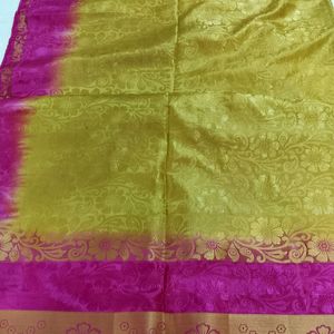 Silk Saree With Stitched Blouse