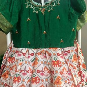 Aari Work Traditional Frock