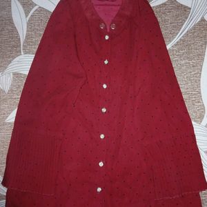 Maroon Ethnic Shirt