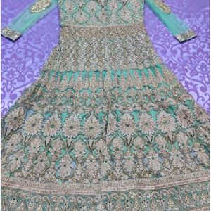 Beautiful Gown With Garara And Dupatta Set