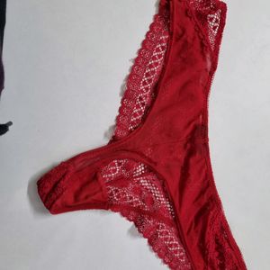 SEXY Lace Thong , Red Maroon  Underwea.