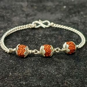 Real Silver Baby Bracelet Original Rudraksh