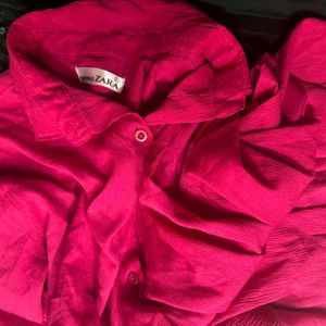 Hot Pink Colour Shirt