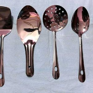 Combo Of 6 Small Serving Spoon (Spatula)