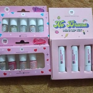 Popxo Mini Nail Paint And Min Lipstick Set