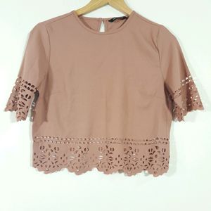 Peach Cut Work Top ( Women's)