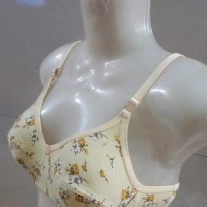 Floral print bra with tag