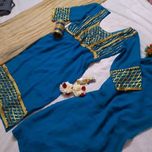 Sharara Suit Set With Duppta