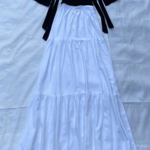 Soft Coquette Cottagecore White FairyTier Skirt