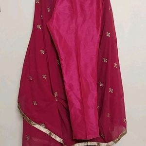 Beautiful Full Handworked Kurta Pant And Duppata