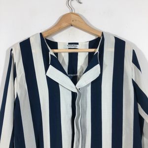 White&Blue Strips Top(Women’s)