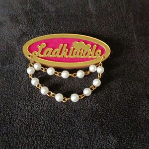 Golden Wedding Brooch