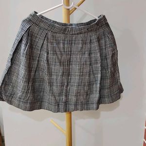 Pleated Mini Skirt