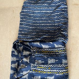 Navy Blue Kurti Pant