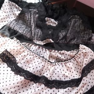 Combo Of Three Women Camisole Bra And Nighty