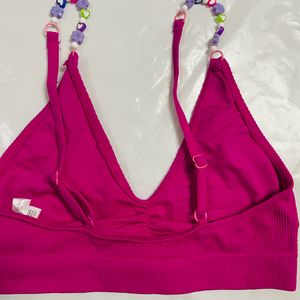 Women Pink Cute Bralette