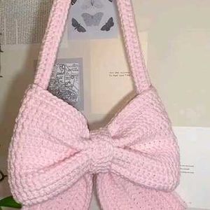 Crochet Bow Bag 🎀