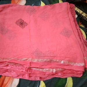 Pink Saree No Coins❌