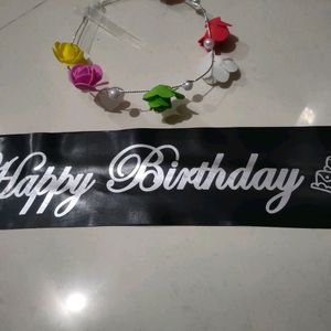 Birthday Sash