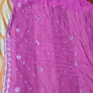 Besutiful Pink Saree