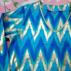 Blue kurti. . .