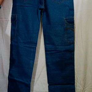 Casual Wear Men Straight Jeans With Side Pocket