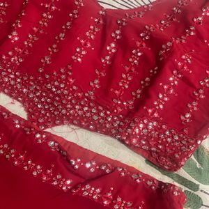 Red Lehnga Chuni