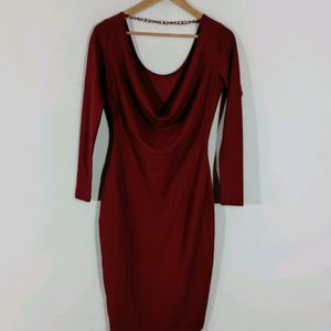 BEBE - Cowl BACK Dress