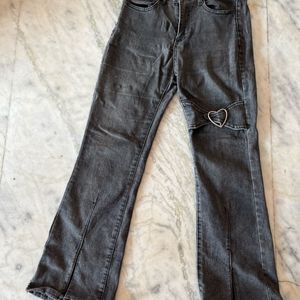 Heart Shape Bootcut Denim ( New)