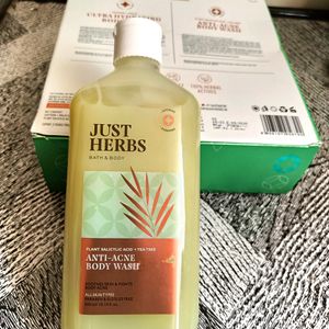 Just Herbs Anti Acne Body Wash - 300 ML