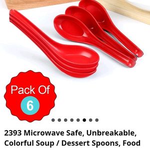 Pack of 6 Soup Or Desert Spoon