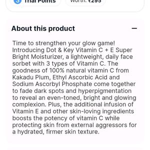 Dot And Key Vitamin C+E Super Bright Moisturizer