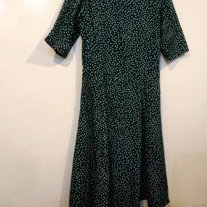 PlusS Green Polka Dot Dress(Women)