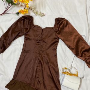 Brown Corset Dress🤎