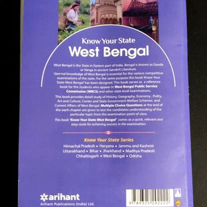 Know Your State West Bengal By Arihant