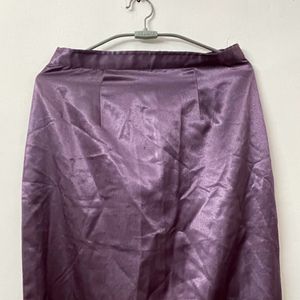 SATIN SKIRT