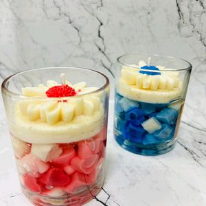 Beautiful Glass Jar Candles 100% Soy Wax