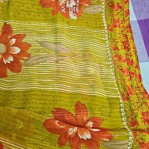 Brand New Light Weight  Sari For Daily Wear .