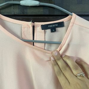 PEACH COLOURED MADAME TOP