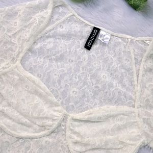 H&M Lace Bustier Top