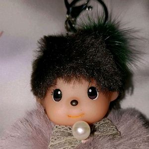 Adorable Plush Doll Keychain