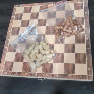 Wooden Folding Chess Board