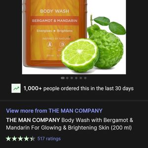 THE MAN COMPANY Body Wash Glowing & Brightening