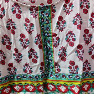 Multi Print Anarkali Kurti