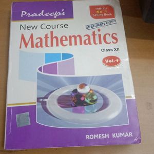 Class 12 Math Book